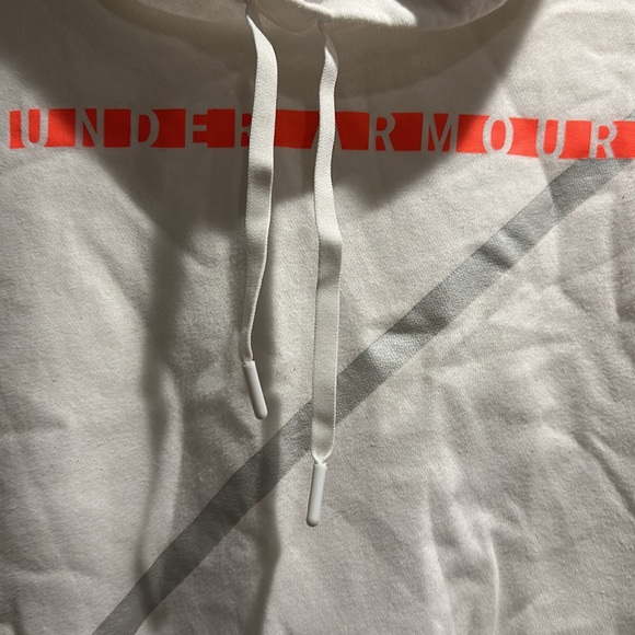 Under Armour white hoodie medium abstract - Picture 2 of 5